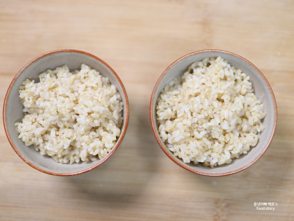 현미밥 짓는법 다이어트 현미밥 물조절 냉동밥 만들기 쌀뜨물 보관