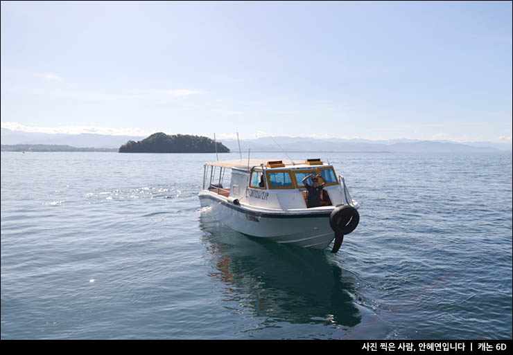 동남아시아 여행 코타키나발루 호핑투어 마누칸섬 씨워킹 패러세일링