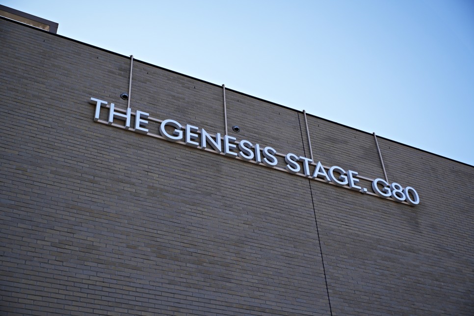 제네시스 G80 페이스리프트 미디어갤러리 전시행사, THE GENESIS G80 스포츠 쇼룸