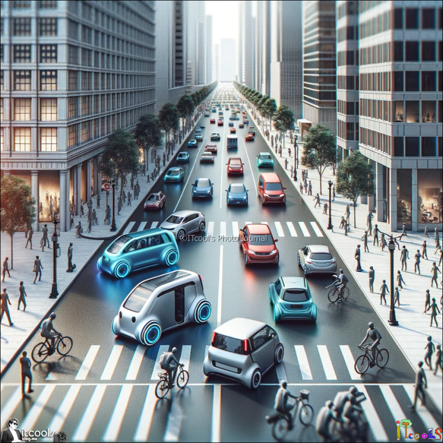 미래 도시의 새로운 이동수단: 지엠 전기 네트워크 차량(GM EN-V) 컨셉트 2인승 전기차로 탐색하는 친환경적 교통의 변화