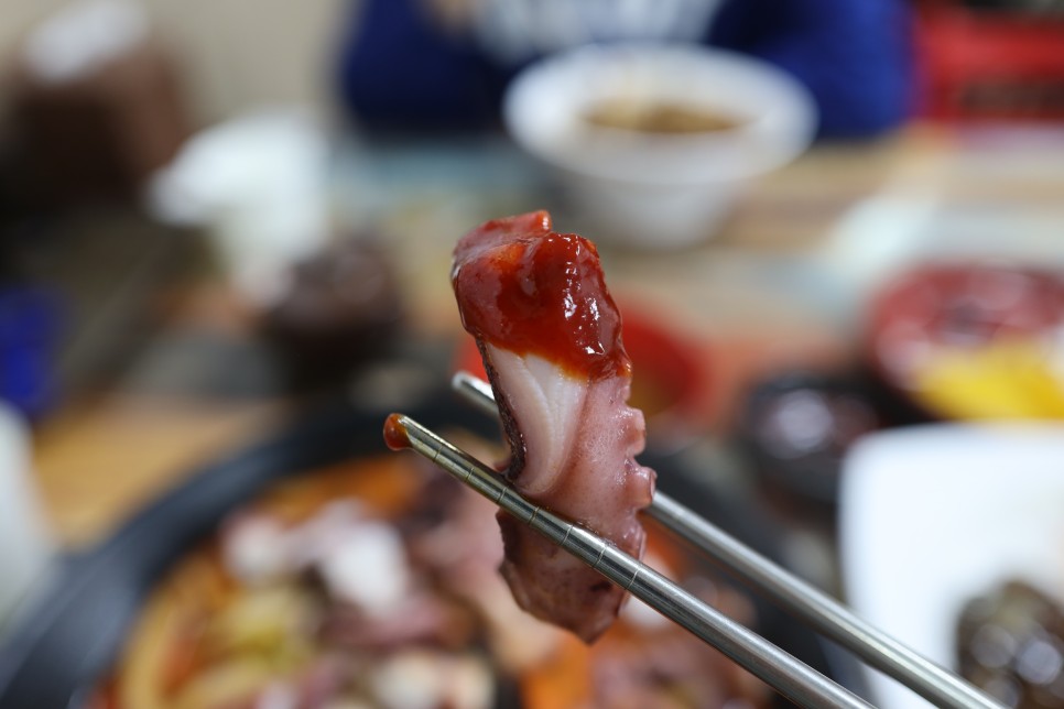 문어 짬뽕에 매운 양념이 인상적이었던 울진 후포 중국집 고바우한중식