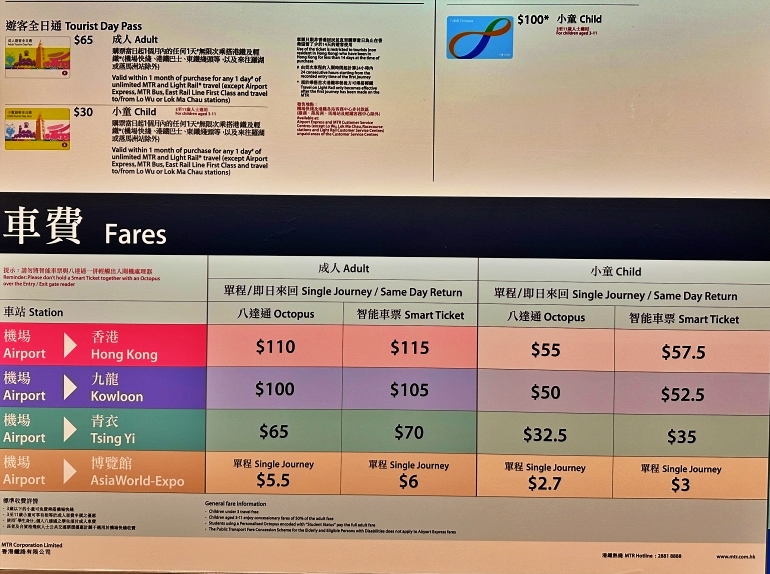 홍콩 AEL 공항철도 티켓 가격 25% 할인 시간 홍콩공항에서 시내 가는 법 홍콩여행 준비물