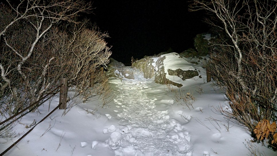 지리산 등산, 겨울 설산 산행 (백무동 ~ 중산리)