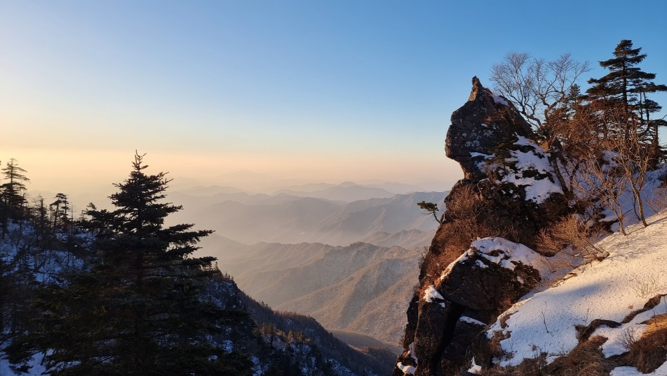 지리산 등산, 겨울 설산 산행 (백무동 ~ 중산리)