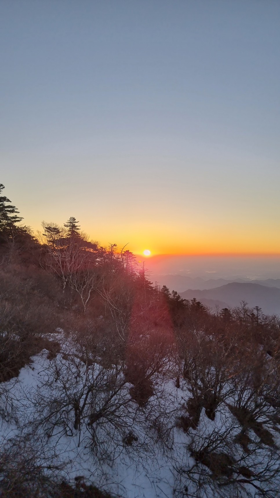 지리산 등산, 겨울 설산 산행 (백무동 ~ 중산리)