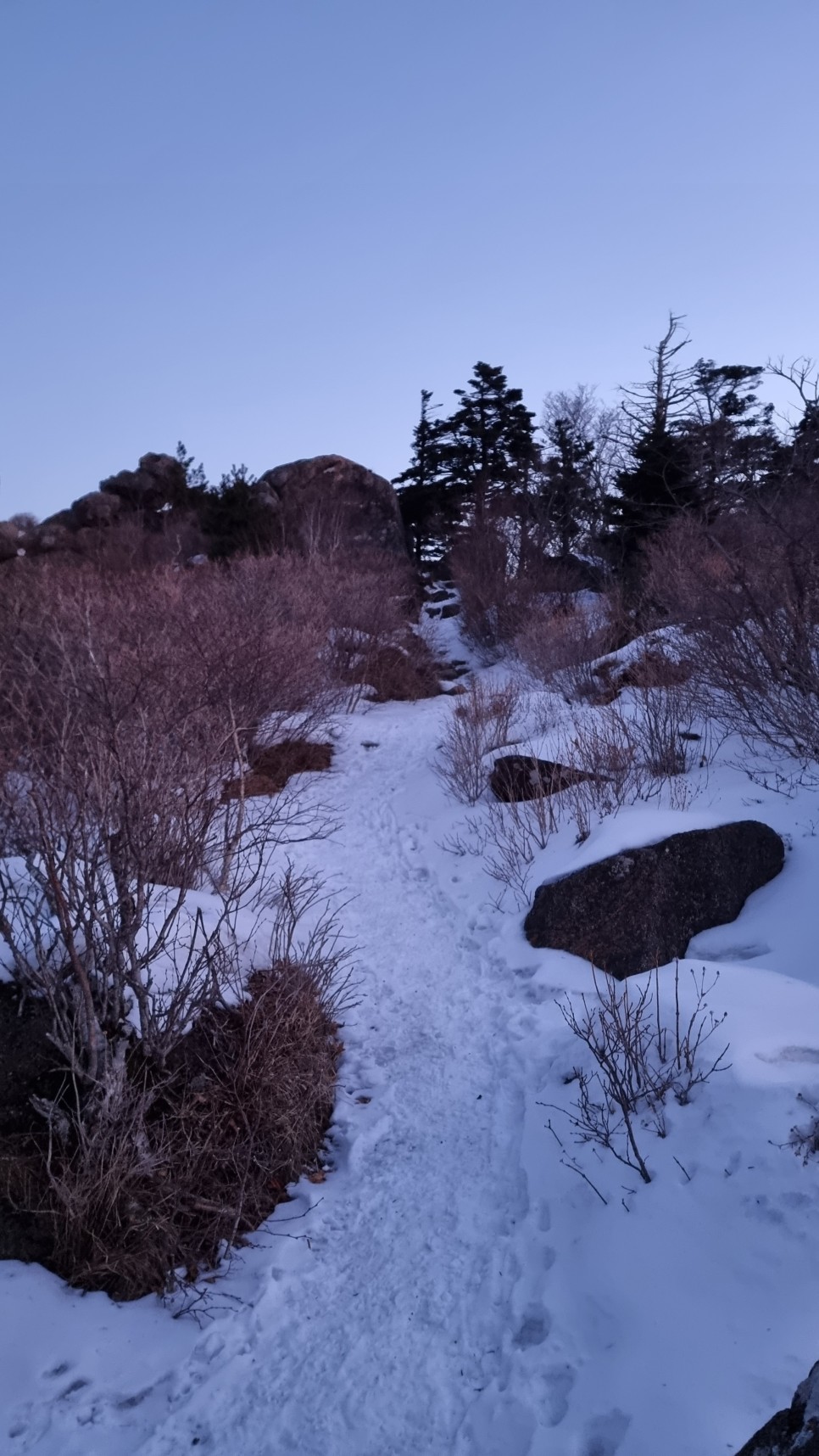 지리산 등산, 겨울 설산 산행 (백무동 ~ 중산리)