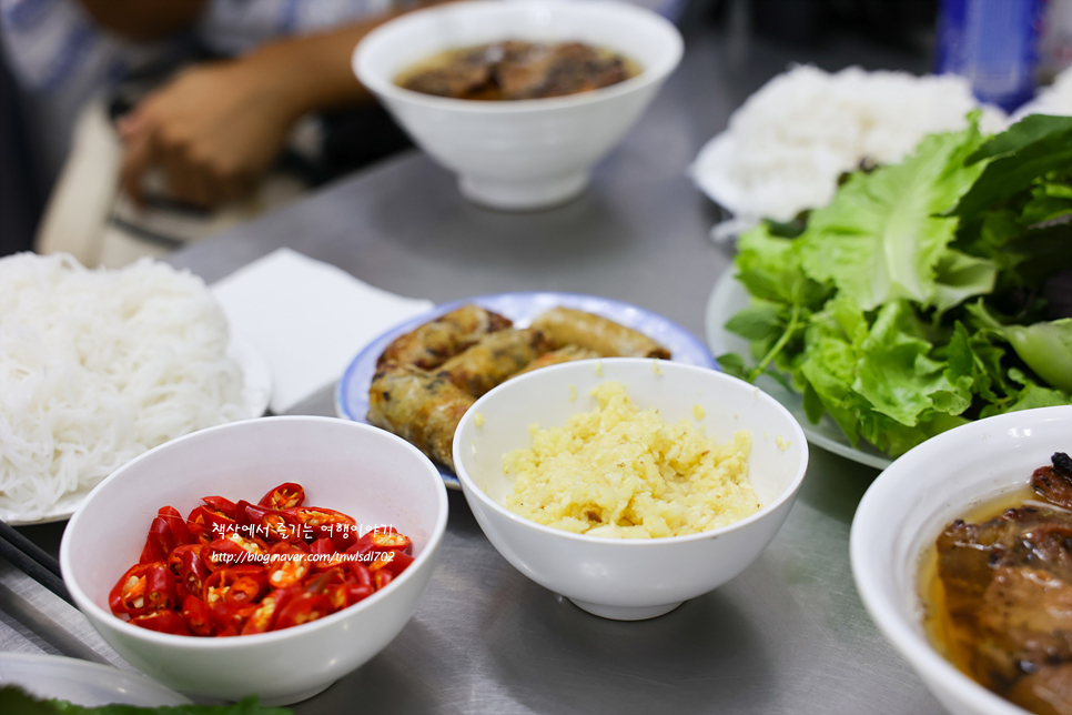 베트남 하노이 맛집 오바마 분짜 흐엉리엔