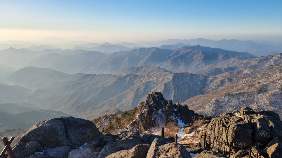 지리산 등산, 겨울 설산 산행 (백무동 ~ 중산리)