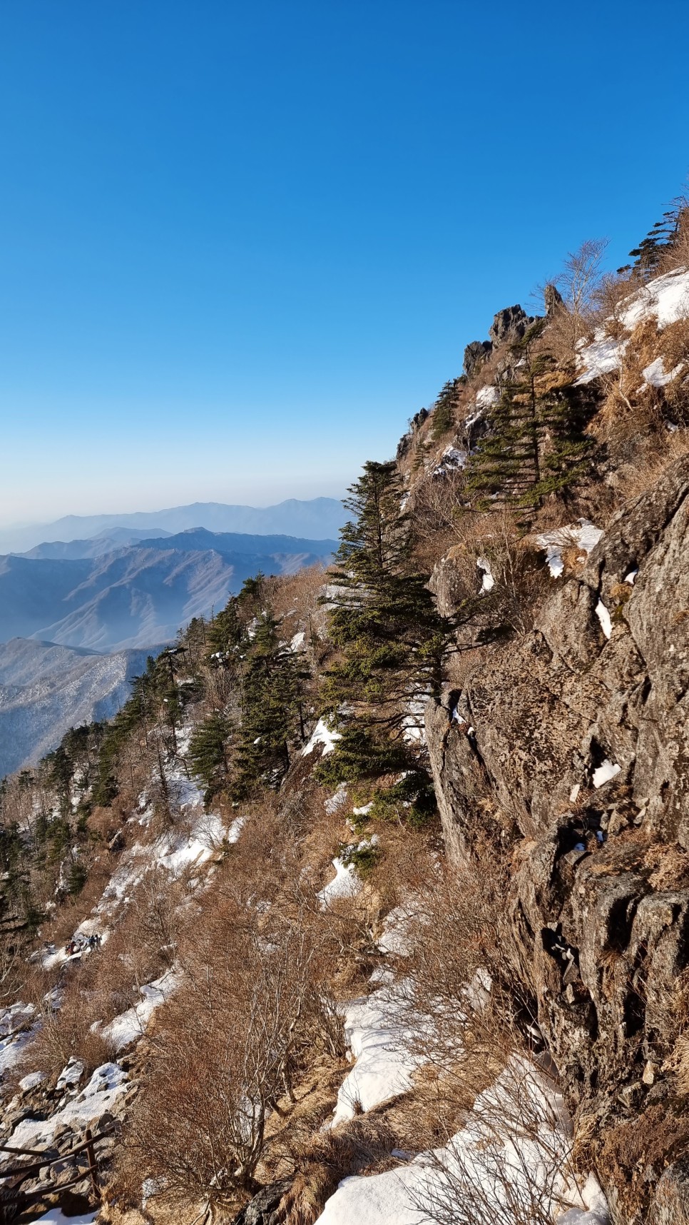 지리산 등산, 겨울 설산 산행 (백무동 ~ 중산리)