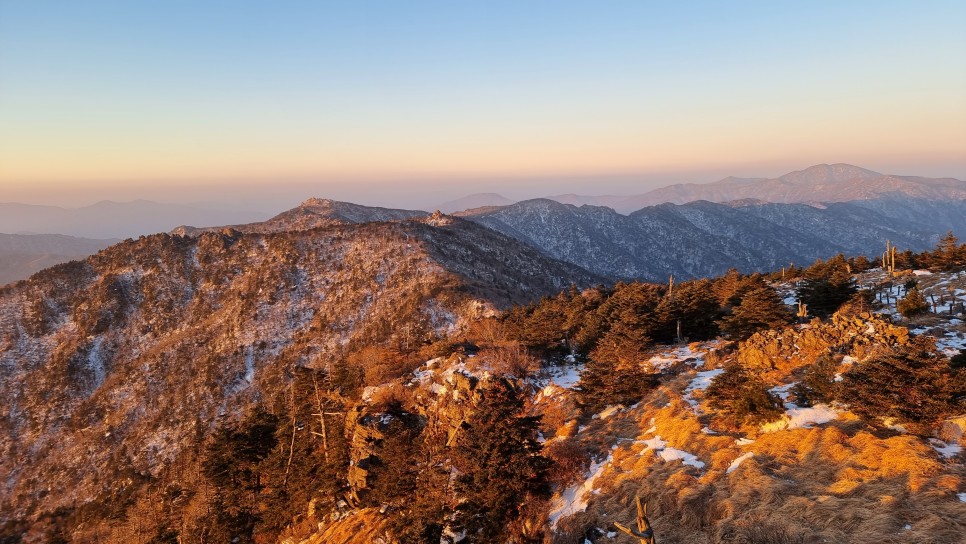 지리산 등산, 겨울 설산 산행 (백무동 ~ 중산리)