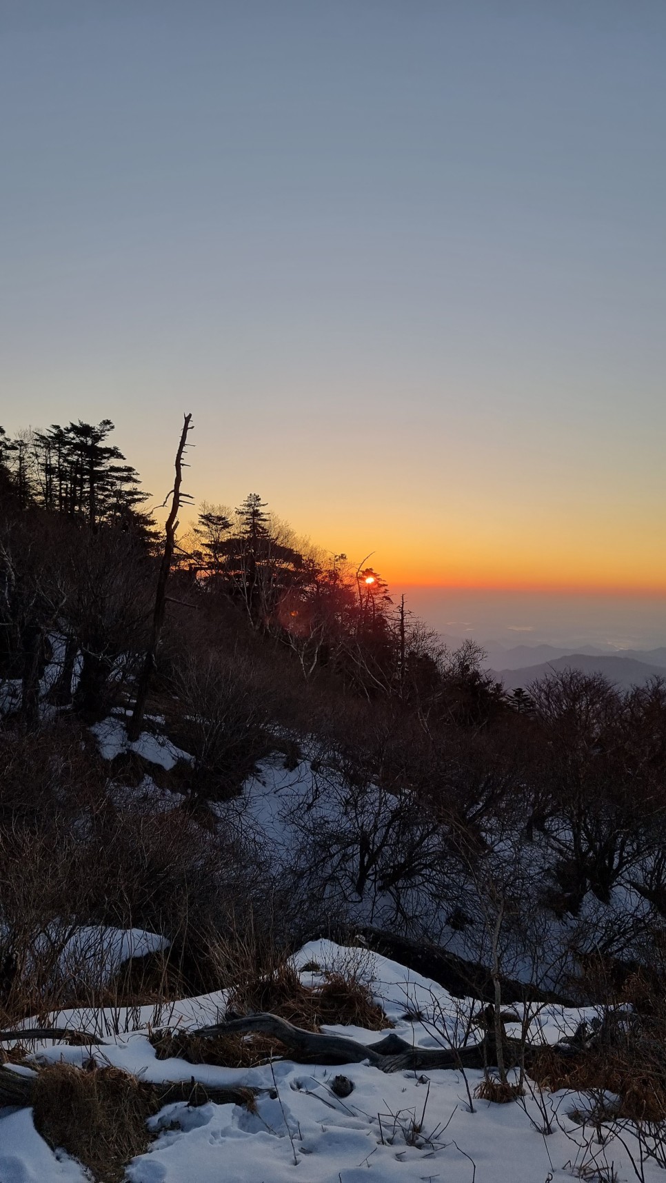 지리산 등산, 겨울 설산 산행 (백무동 ~ 중산리)