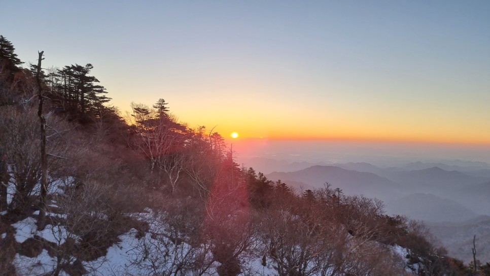 지리산 등산, 겨울 설산 산행 (백무동 ~ 중산리)