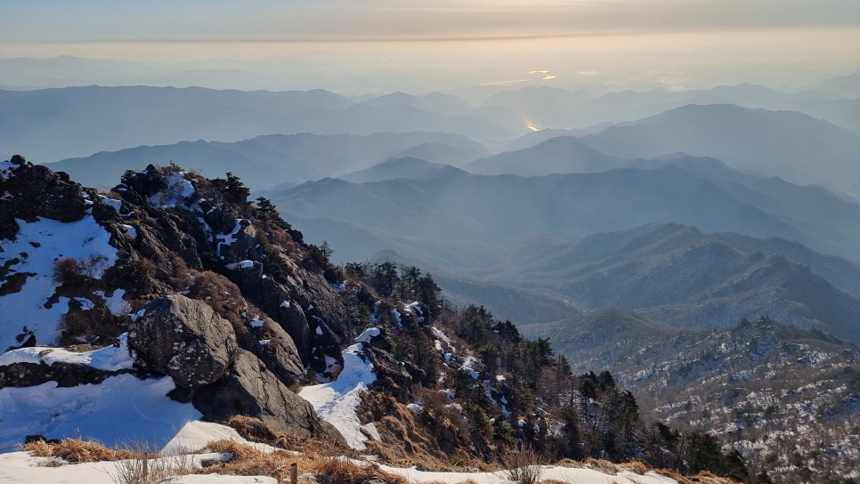 지리산 등산, 겨울 설산 산행 (백무동 ~ 중산리)