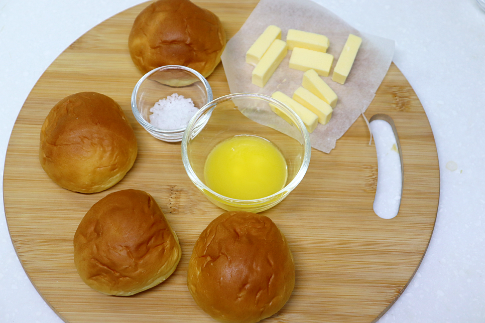 모닝빵 소금빵 만들기 모닝빵 에어프라이어 요리 간단한 간식 추천 레시피