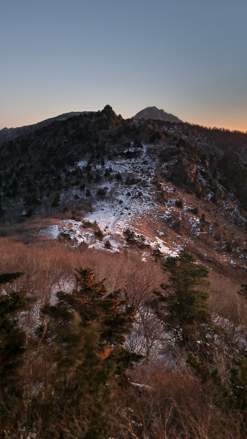 지리산 등산, 겨울 설산 산행 (백무동 ~ 중산리)