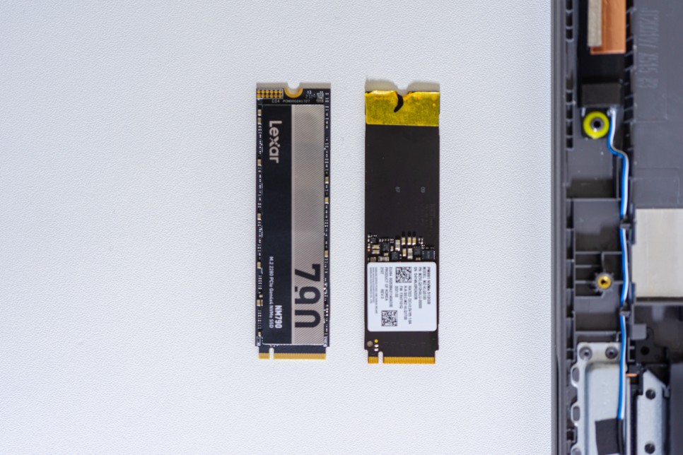 렉사 노트북 SSD 추천! Lexar NM790 M.2 2280 PICe Gen 4x4 NVMe 1TB 추가 및 교체 방법