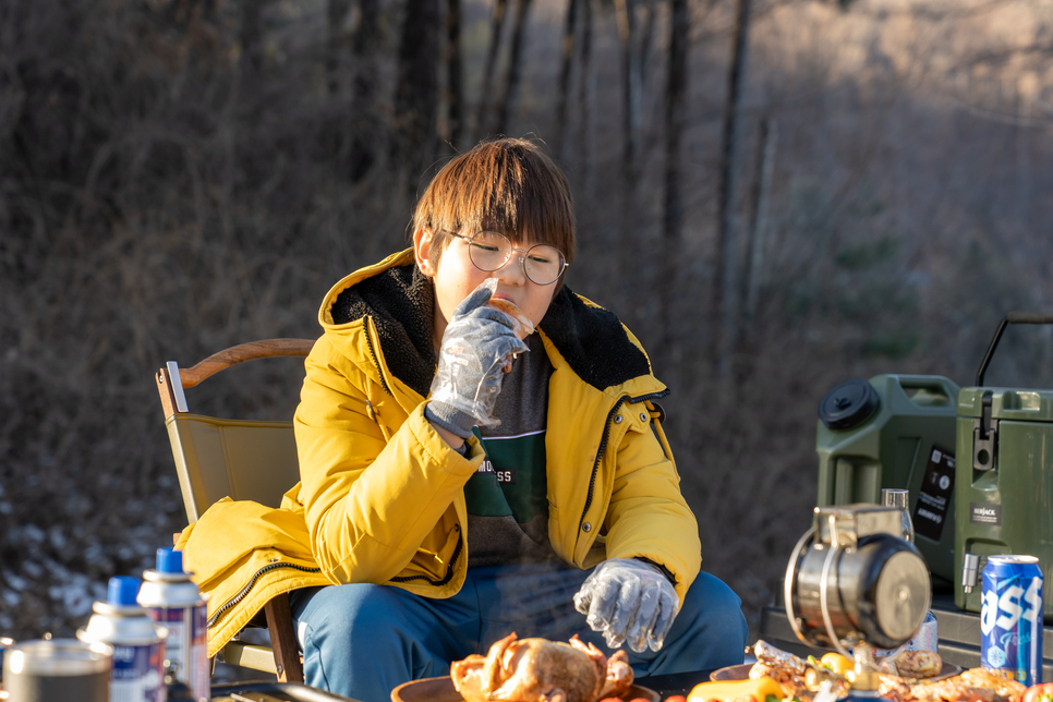 캠핑 바베큐그릴 캠핑먹거리 추천 자이락 숯불 원샷그릴 하나로 해결