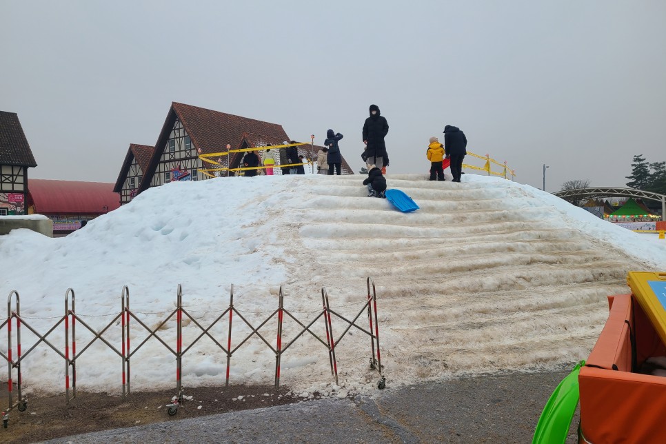 안성팜랜드 겨울 눈썰매 무료로 타는곳! 빙어잡이체험, 체험목장까지 있어서 다녀오기 좋네요