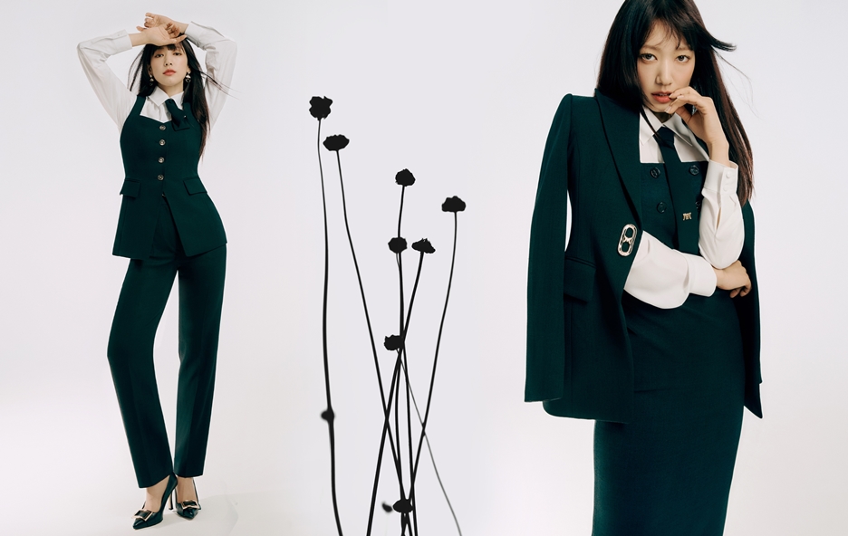 24SS 모조에스핀 박신혜 봄 화보 트위드자켓 셋업 데이트룩 하객룩 올 봄 유행 패션