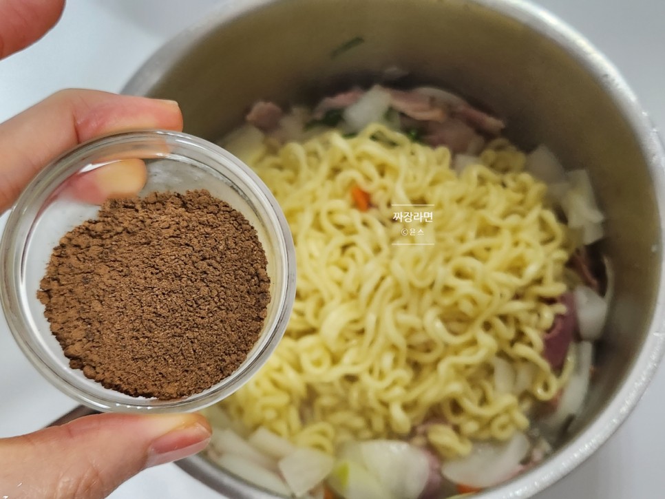 짜파게티 맛있게 끓이는법 이연복 짜장라면 레시피 간짜장 라면요리