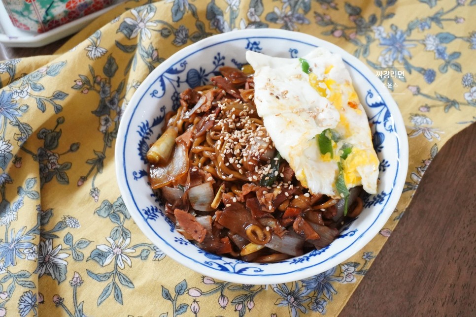 짜파게티 맛있게 끓이는법 이연복 짜장라면 레시피 간짜장 라면요리