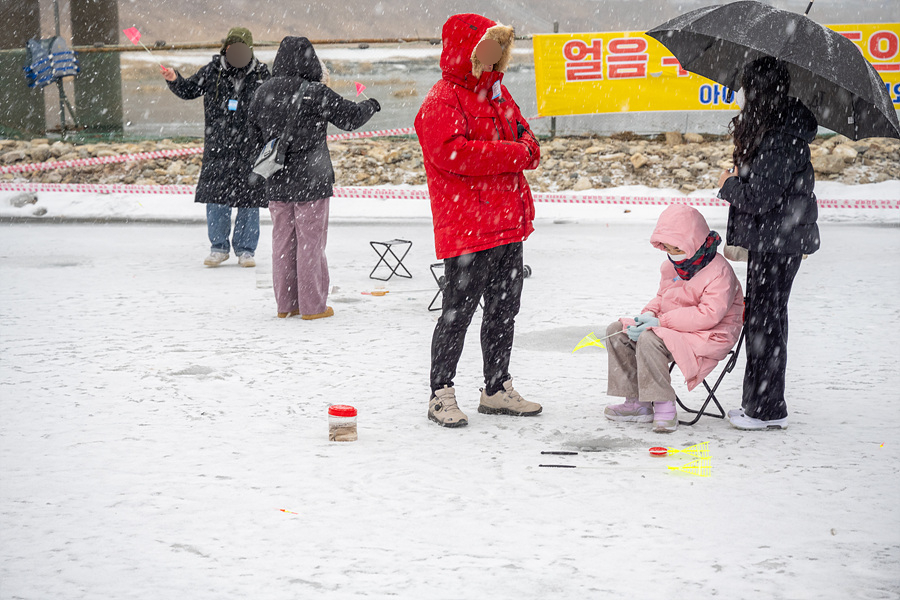 청평 송어축제 빙어 낚시 얼음낚시 축제