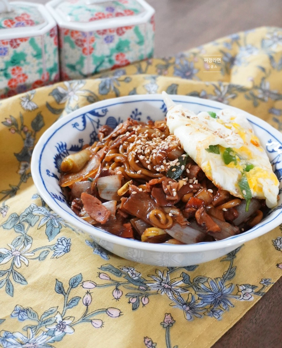 짜파게티 맛있게 끓이는법 이연복 짜장라면 레시피 간짜장 라면요리