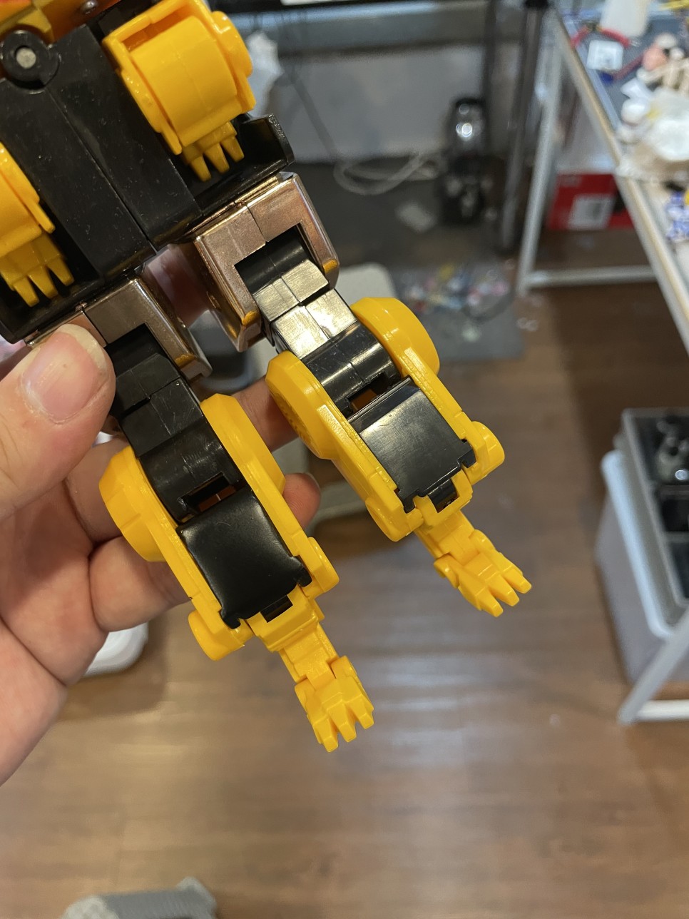 [장난감 복구] DX 라이브로보 팔 덮개 부품 복제 - 대구 장난감 수리 복구 의뢰