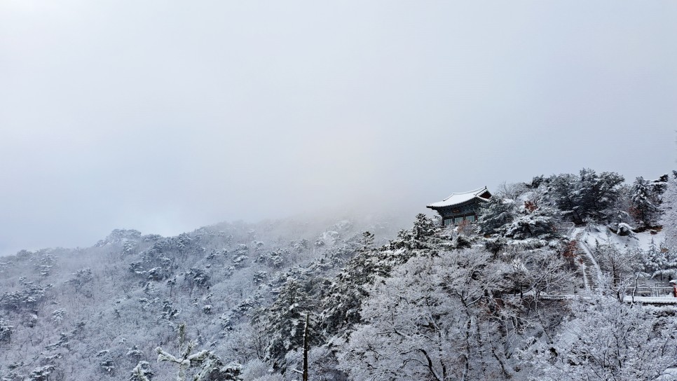 [북한산국립공원] 북한산국립공원 도봉산지구 망월사 설경