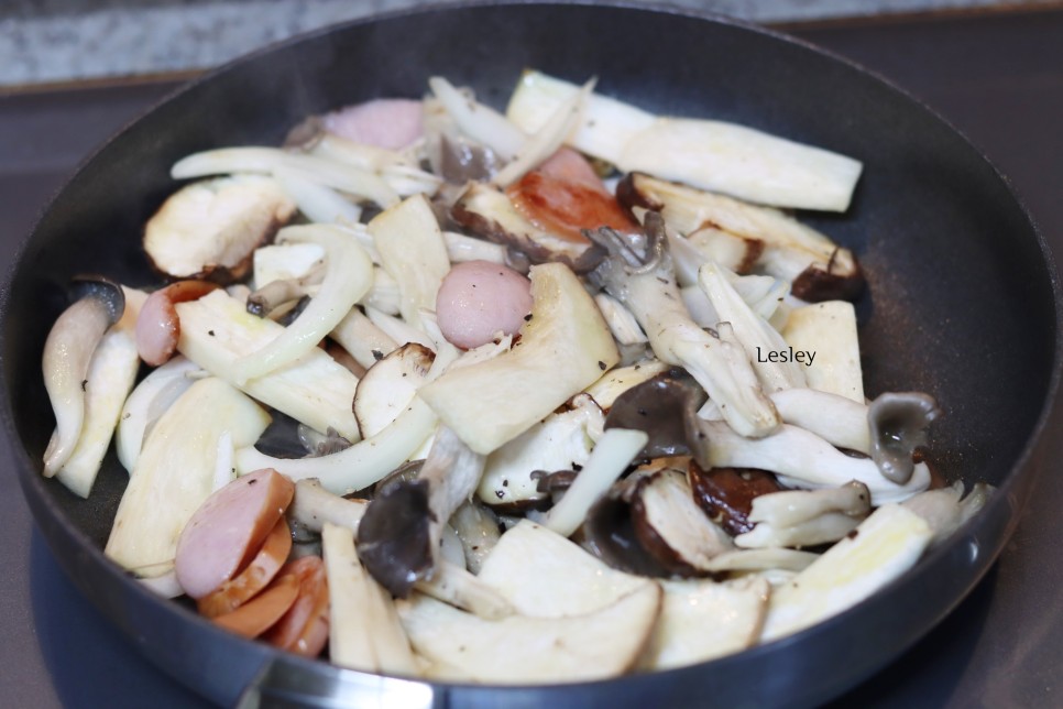구운 버섯샐러드 만들기 버섯 종류 요리 발사믹 드레싱 만들기