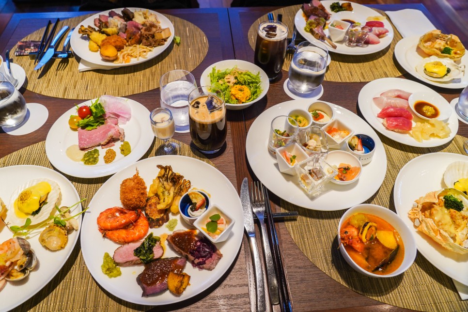 일본여행 일본호텔 하얏트 리젠시 요코하마 호텔 조식 클럽라운지 레스토랑