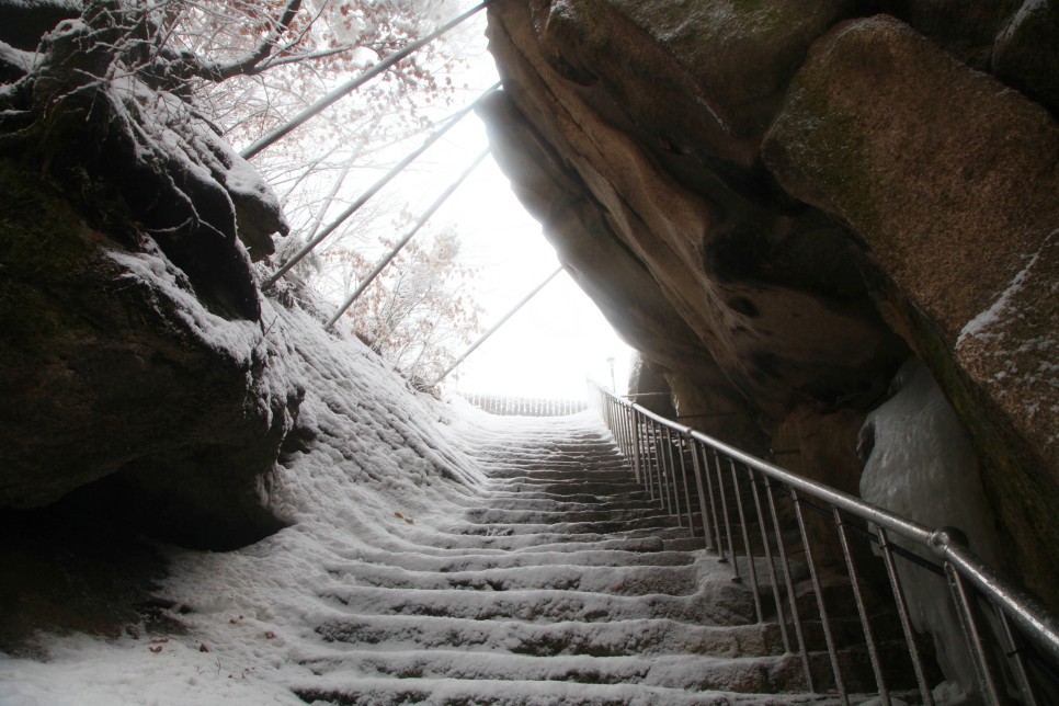 [북한산국립공원] 북한산국립공원 도봉산지구 망월사 설경