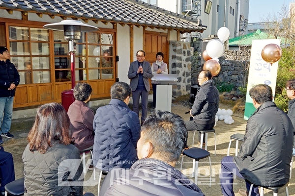 원도심 지역 활력..제주시, 성안올레 쉼터 ‘꼬닥꼬닥’개소