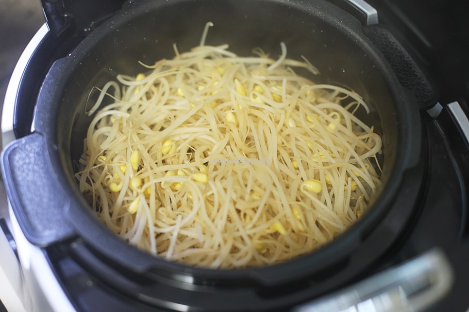 콩나물밥 양념장 레시피 만드는 방법 전기밥솥 소고기 콩나물밥 만들기