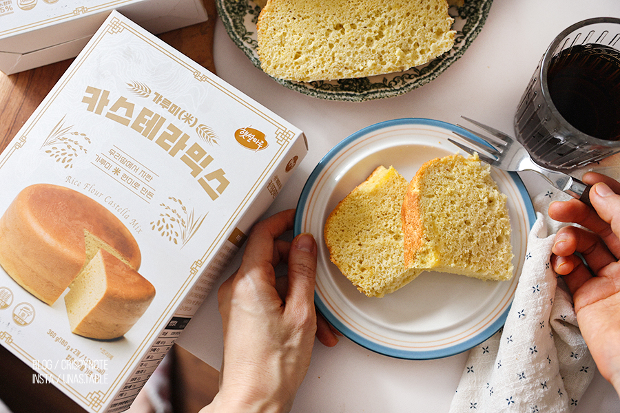 건강간식 홈베이킹 밥솥 카스테라 밥통 쌀빵 만들기