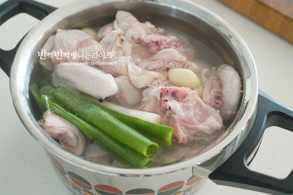 닭한마리 레시피 양념장 소스 닭칼국수 만들기 끓이는법