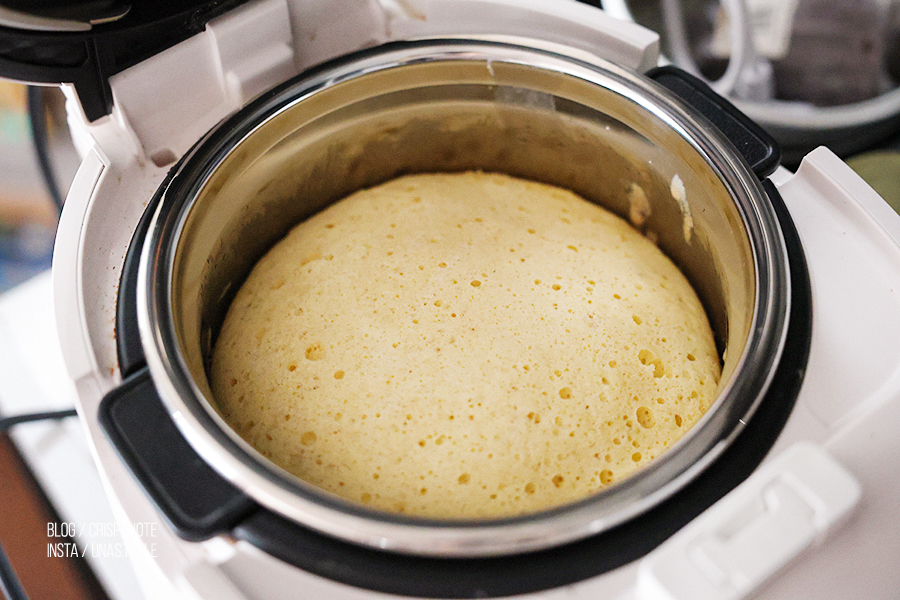건강간식 홈베이킹 밥솥 카스테라 밥통 쌀빵 만들기