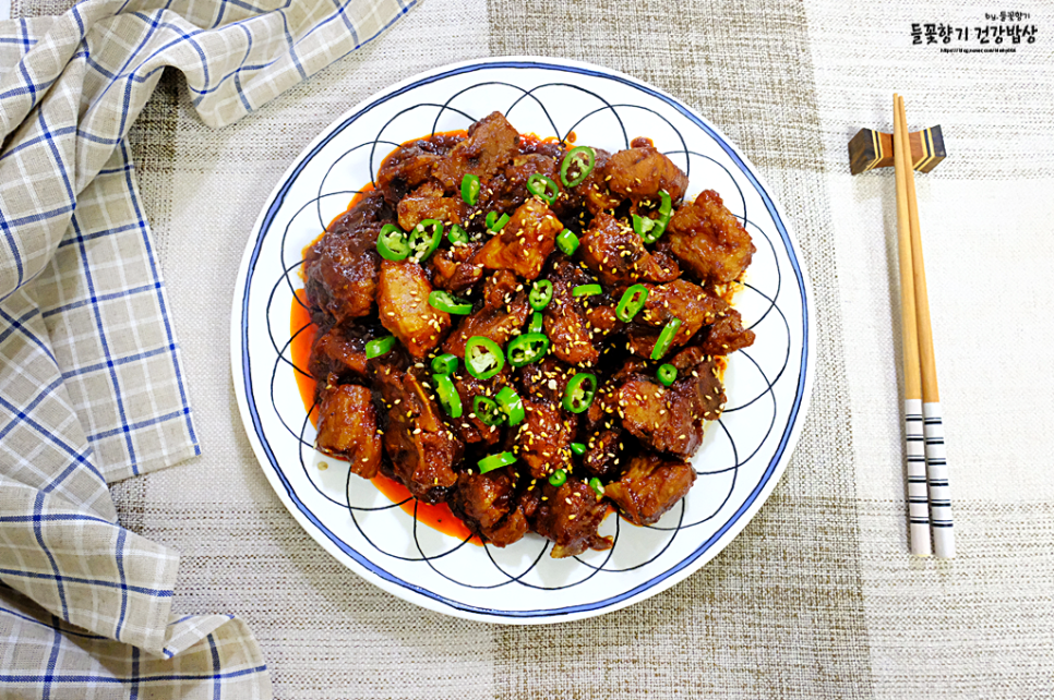 편스토랑 류수영 돼지갈비찜 레시피 어남선생 매운 만원 갈비찜 양념