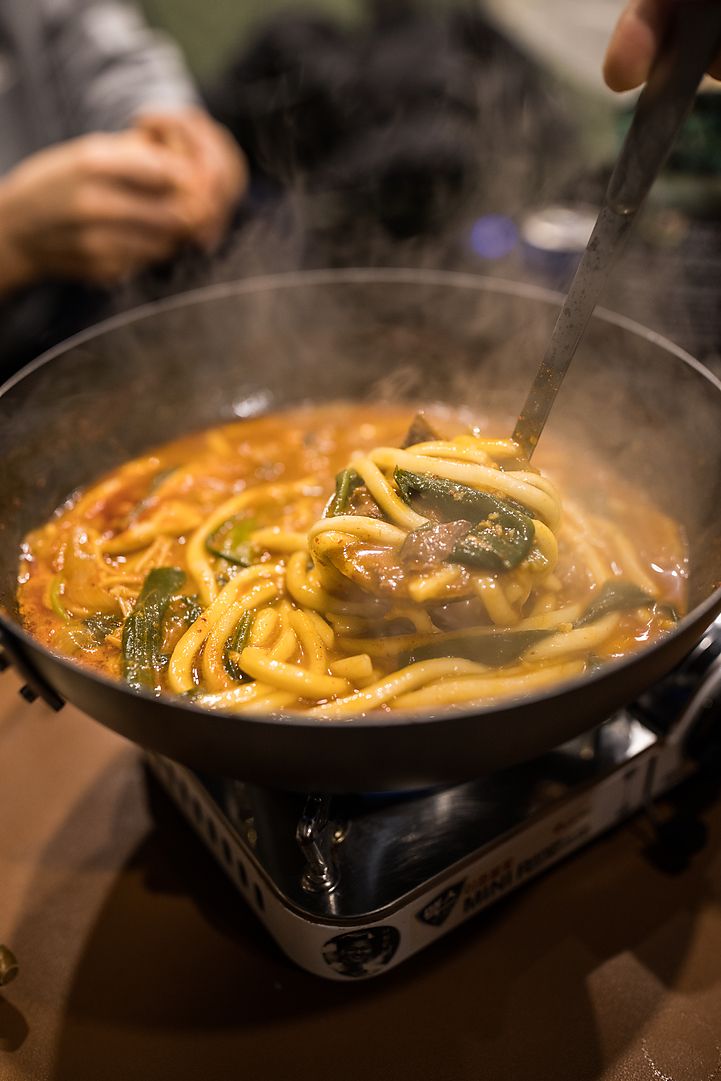 곱창전골 캠핑밀키트 동계 캠핑음식 술안주 추천