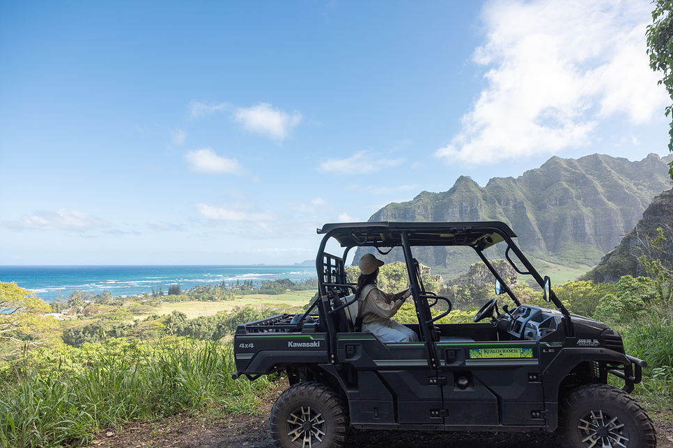 하와이 자유여행 가볼만한곳 쿠알로아랜치 UTV 투어 예약 후기