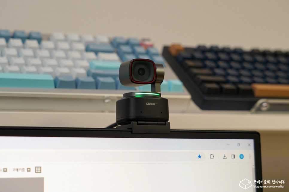 1인 유튜브 방송 장비 4k AI 스트리밍 PTZ 웹캠 추천 옵스봇 OBSBOT Tiny 2 후기