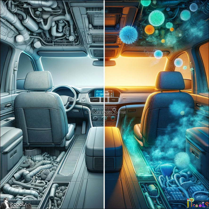 첨단 자동차 공기청정 기술: 클러스터 이오나이저의 공기청정모드 작동 원리