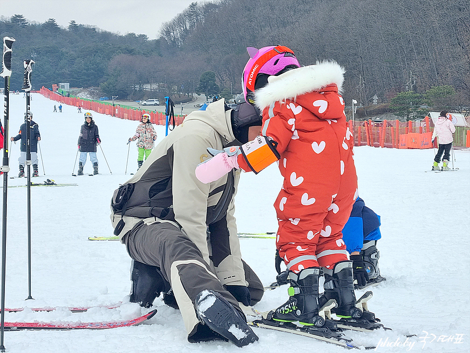 홍천 비발디파크 스키장 어린이 스키강습 후기