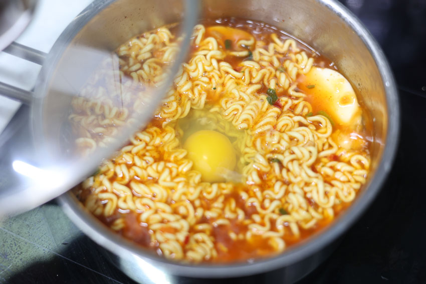 순두부 열라면 레시피 1인분 열라면 순두부요리 라면 맛있게 끓이는 법