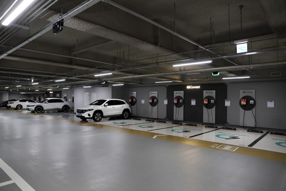 GS커넥트 G차저 전기차충전소 이용후기 - 그랜드 인터컨티넨탈 서울 파르나스, BMW 530e