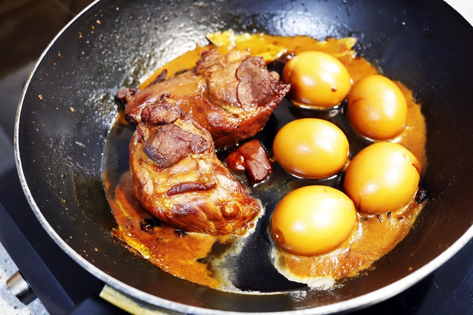 오향장육 만들기 돼지고기 사태요리 사태찜 사태수육 장조림