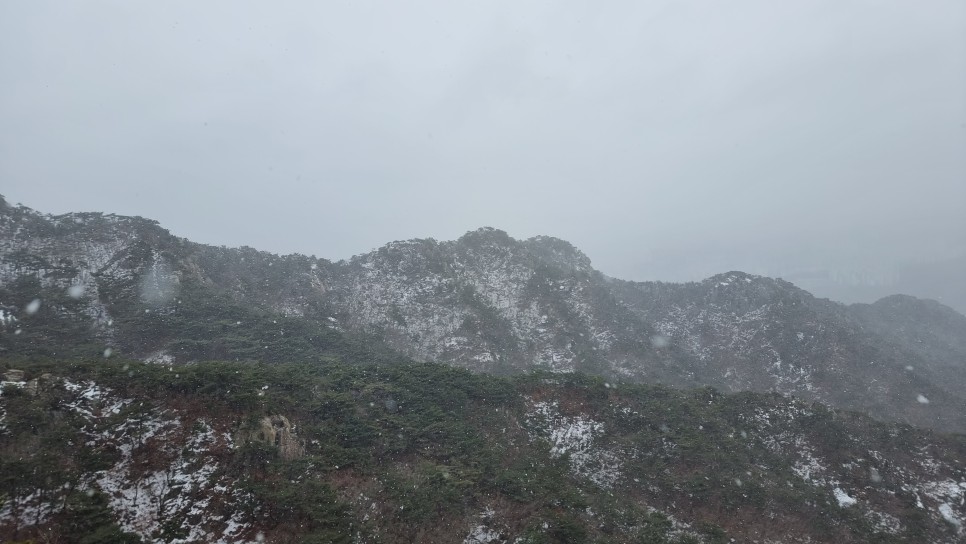 관악산 등산, 신년 설중 산행 (사당역 ~ 관악산역)