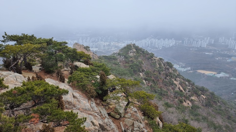 관악산 등산, 신년 설중 산행 (사당역 ~ 관악산역)