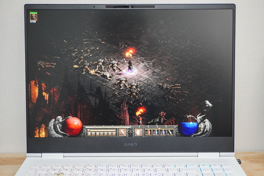 고사양 게이밍노트북 디아블로2 HP OMEN 16 Slim u1033TX RTX 4060 탑재 오멘