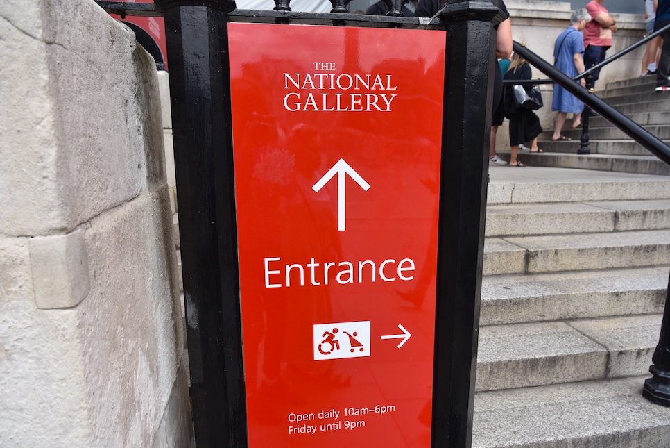 영국 런던 내셔널갤러리 예약 없이 방법 오디오 가이드 투어 시간!